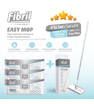 Easy Mop Pratik Temizlik Sistemi + 3 Paket Temizleme Havlusu 120 Yaprak