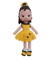 Güne Bakan Çiçeği Karnaval Bebek Amigurumi Organik Oyuncak
