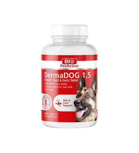 Bio Pet Active Derma Küçük Irk Köpekler için Sarımsaklı Maya Tableti 150 Adet 75 Gr