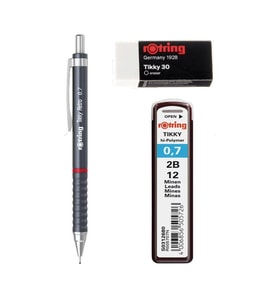 Rotring Okul Seti Tikky Retro 0.7+Min Silgi Hediyeli Gri
