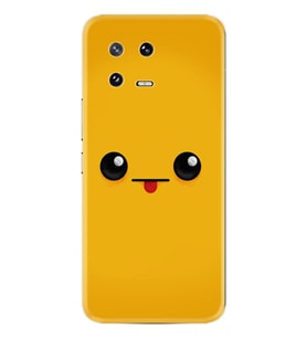 Xiaomi 13 Kılıf Resimli Desenli Silikon Platinium Series Yellow Sweet 1817