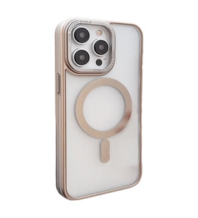İPhone 15 Pro Max Uyumlu Magsafe özellikli Gold Monte Kılıf