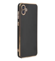Samsung Galaxy A04 Uyumlu Kılıf Volet Silikon - Siyah