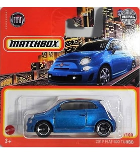 Matchbox Tekli Arabalar 2019 Fiat 500 Turbo HFR65 (Çok Renkli)