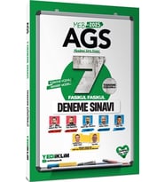 2025 MEB AGS Tamamı Çözümlü 7 Fasikül Fasikül Deneme Sınavı Yediiklim Yayınları