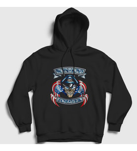 Presmono Unisex Siyah Forever Bon Jovi Kapüşonlu Sweatshirt 20129tt