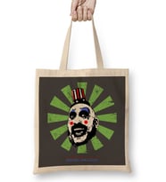Captain Spaulding Retro Japanese Bez Çanta Uzun Saplı