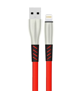 S89 Metal Uçlu Kablo 1M 2.4A - Kırmızı