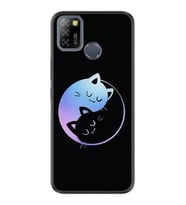 INFINIX Smart 4 5 6 Zero 8 S5 Pro Kılıf Desemli Silikon Love Cats 1604