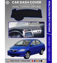 HONDA CITY (2002-2007) Torpido Örtüsü Ön Panel Torpido Koruma Tam Uyum Çatlamayı Önler Kolay Montaj