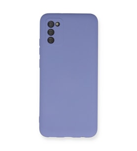 Samsung Galaxy A03s Kılıf Nano İçi Kadife Silikon - Lila