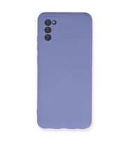 Samsung Galaxy A03s Kılıf Nano İçi Kadife Silikon - Lila