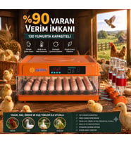 Tam Otomatik Kuluçka Makinesi 130 Yumurta Kapasiteli - Akıllı Isı Ve Nem Kontrollü, Ayarlanabilir Vi