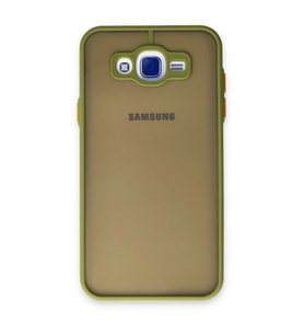 Galaxy J7 Kılıf Montreal Kapak - Yeşil