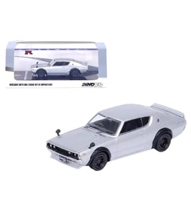 Inno 1:64 Nissan Skyline 2000 GT-R (KPGC110) Silver IN64-KPGC110-SIL