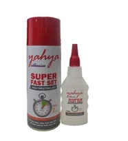 Yahya Çift Komponentli Hızlı Ahşap MDF Plastik Çok Amaçlı Yapıştırıcı Seti – 400 ml/100gr Büyük Boy (Şeffaf)