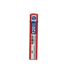 Faber-Castell Super Fine Leads Kırmızı Tüp 2B Kalem Ucu 0,7 mm (120'li)