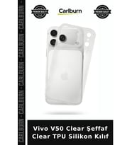 Vivo V50 Clear Şeffaf Clear TPU Silikon Kılıf Mobil Kapak Akıllı Telefon Cep Aksesuarı
