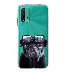 PrintiFy Poco M3 ile Uyumlu Köpek 3 Kamera Korumalı Şeffaf Kılıf