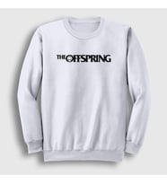 Presmono Unisex Beyaz Logo V2 The Offspring Sweatshirt 177602tt (Beyaz)