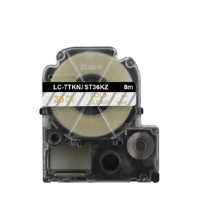Tonersepeti Epson LC-7TKN Clear Üzeri Altın 36MM 8 Metre Muadil Etiket