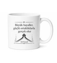 İsme Özel Ortak Girişimciler Yazılı Kupa Seti Hediye Bardak