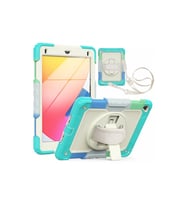 Apple iPad 5 Air 9.7 Kılıf Tablet Rainbow Kapak - Turkuaz