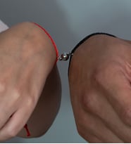 Ruh Eşi Sevgili Bilekliği Çifti Mıknatıslı bbb15 (Metal)