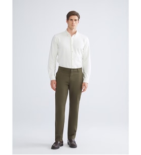 LCWAIKIKI Classic Haki Standart Kalıp Erkek Chino Pantolon