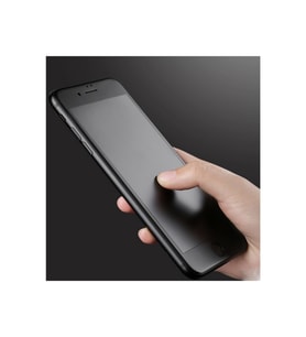 Iphone 7 Plus/ 8 Plus Uyumlu Mat Ekran Koruyucu Temperli Cam Parmak Izi Bırakmaz Siyah