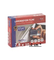 Laminasyon Pres Filmi 78x102 Mm 125micron 100lük