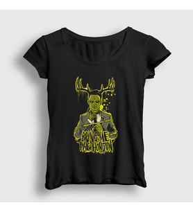 Presmono Kadın Siyah Suit Bring Me The Horizon T-Shirt 21528tt