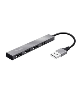 Trust 23786 Halyx 4 Port Mini USB Çoklayıcı (Gri)