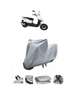Kuba City Go  Gri Motosiklet Brandası ARKA ÇANTA UYUMLU DEĞİLDİR