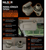 Qashqai Güneşlik Tutucu Mandal 2007-20189