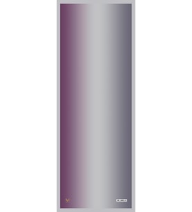 Degrade Desen Dora Saten Seri Şal Eşarp Askısı İle Birlikte 75x200 Mor Gri-75x20