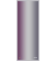 Degrade Desen Dora Saten Seri Şal Eşarp Askısı İle Birlikte 75x200 Mor Gri-75x20