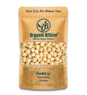Organik Bitkim Kavrulmuş Giresun Fındığı 250 gr