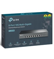 TP-LINK TL-SX1008 8 PORT 10G MULTI GIGABIT RJ45 METAL KASA RACKMOUNT SWITCH