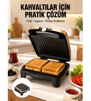 Northcity Güçlü 1500 Watt Tost Makinesi: Yeni Nesil Yapışmaz Plaka ile Pratik Kahvaltılar