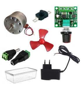 Kutulu 4 in 1 Basit Motor Deney Seti (4 Devre) - Öğrenci Elektrik Devresi