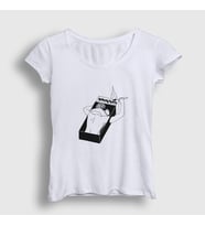Presmono Kadın Beyaz Match Lovers Valentine's Day Sevgililer Günü T-Shirt 285138tt (Beyaz)