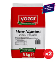 Yazar Mısır Nişastası 5 Kg x 2 Paket