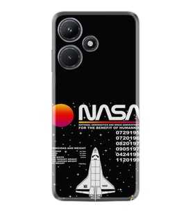 Infınix Hot 30i Kılıf Resimli Desenli Baskılı Silikon Nasa 2 1407