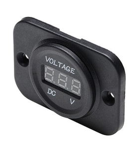 Voltmetre Göstergesi 5-30 Volt (Siyah)