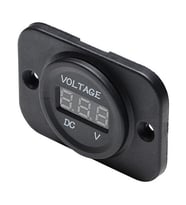 Voltmetre Göstergesi 5-30 Volt (Siyah)