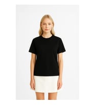 Kadın %100 Pamuk Basic T-shirt