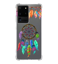 PrintiFy Samsung Galaxy S20 Ultra Uyumlu Nazar Boncuğu 6 Baskılı Şeffaf Köşe Korumalı Antişok Kılıf