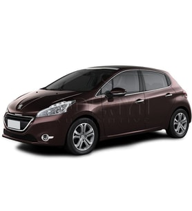 Peugeot 208 Uyumlu Krom Kapı Kolu 4 Kapı 2012 Üzeri (Karışık)