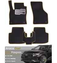 AUDİ E-TRON (2018-2024) Uyumlu EVA Paspas Tam Set–Araca Özel,Su Geçirmez,Kolay Montaj
